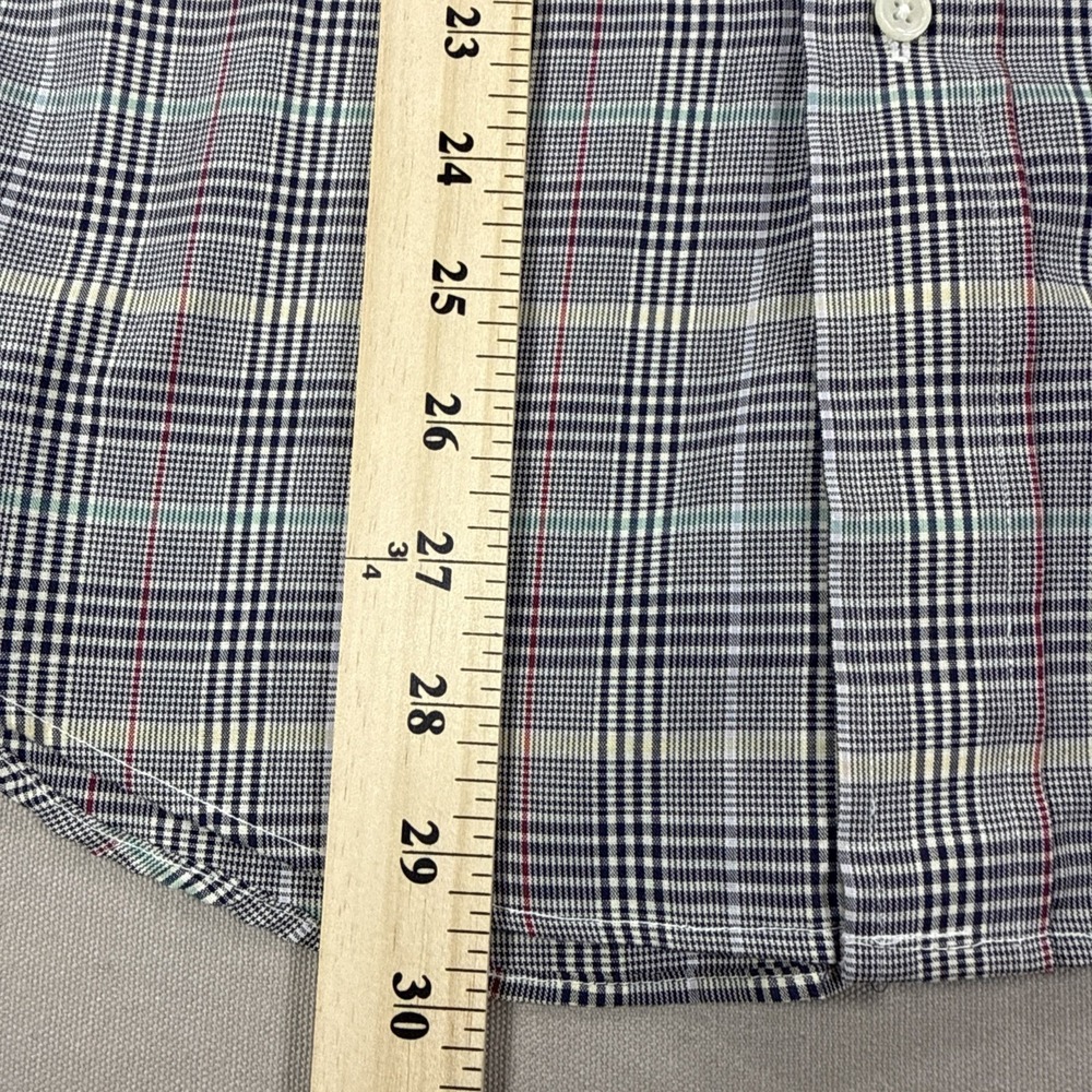 Vintage Gant Shirt Men's 15.5 33 Blazer Plaid Cotton Blend Long Sleeve Hong Kong - Picture 6 of 10